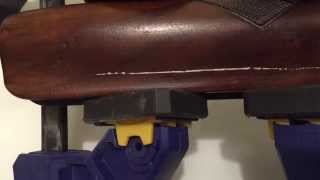 fixing cracked shotgun forend