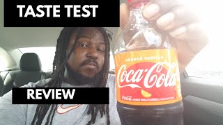 Coca-Cola orange vanilla taste test review