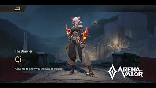 Arena of Valor Qi "Durable build" - Solo Lane - Lunchtime fun AOV ROV Liên Quân Mobile