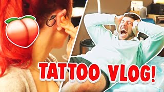 I GOT MY FIRST TATTOO W/ TINDER GIRL ( KAT )| Vlog