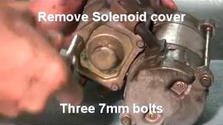 Starter Solenoid Repair Subaru Legacy 2.2L
