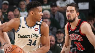 Milwaukee Bucks vs Chicago Bulls Full Game Highlights | January 20, 2019-20 NBA Season
