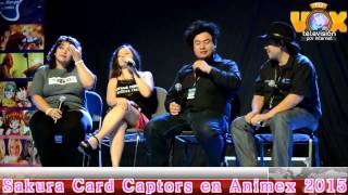 Elenco de doblaje de Sakura Card Captors en el Animex 2015 por Tu Vox Televisión