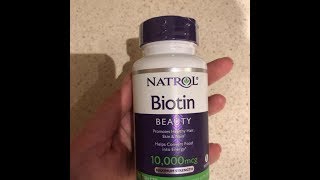 Отзывы на Natrol, Биотин, максимальный эффект, 10 000 мкг, 100 таблеток