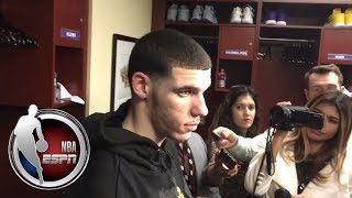 Lonzo Ball describes playing through calf issue | ESPN