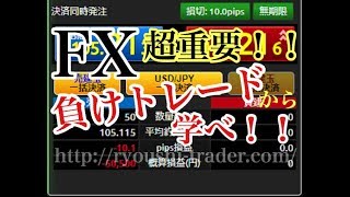 FX　損切り幅に注意！！負けトレード公開！
