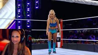 WWE Queens Crown Shayna vs Dana Brooke 10/11/21
