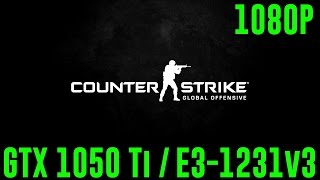 Counter Strike Global Offensive: GTX 1050 Ti OC | Max Settings 1080P