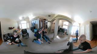 Boys spanking a monkey