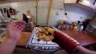 Пирог из картофеля с курицей