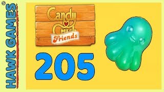 Candy Crush Friends Level 205 (Octopus mode) - 3 Stars Walkthrough, No Boosters