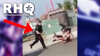 SPINELESS Cop Violently Floors Woman