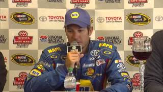 Stafford Township's Martin Truex Jr. talks about winning