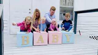 David and Priscilla and their children gender reveal for baby number 5!