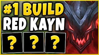 THIS IS 100% THE BEST BUILD FOR RED KAYN IN SEASON 9! ft. TF BLADE - League of Legends