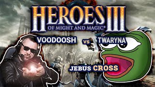 Heroes III.Герои 3 Шоу-матч на 50к: twaryna vs VooDooSh - Jebus Cross - Темница vs Башня