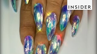 Press-on Holo Nails