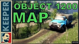 Modolt Spintires (102. Rész) Object 1200 MAP . Modolt járműveket találtam
