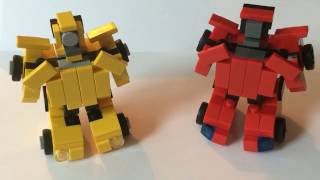 Lego Transformers g1 Bumblebee & Cliffjumper