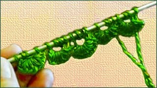 Фестоны крючком. Обвязка края. Край крючком. Фестоны. Обвязка. (knitting festoons)