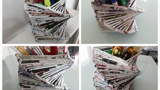 DIY Room or Home Decoration / Recycled Old Magazine