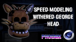 modeling withered george part 1 (C4D-FNAF)