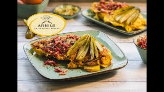 Bauernfrühstück mit Gewürzgurke und Speck schnell und einfach gemacht, Bauernfrühstück,