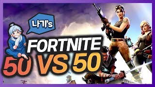 배그+마크? 나기의 포트나이트 50 VS 50 대규모 전투를 플레이 해보았습니다!