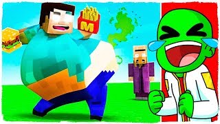 SI TE RÍES MUY FUERTE = DESINSTALA MINECRAFT (Video Reacción Animación Fat Herobrine)