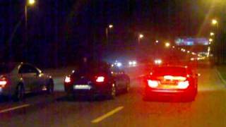 29_07_09 - BMW M5 vs MB CLS 55 AMG ContiGT vs MB S63 AMG