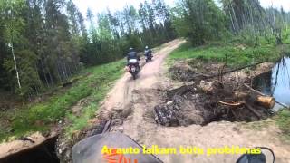 Motorcycle tour to Russia - Karelia. Bокруг Ладожского озера KTM & BMW & HONDA