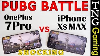 OnePlus 7 Pro Vs IPhone Xs Max (PUBG Comparison)