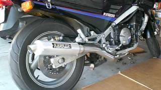 1990 Yamaha FJ1200 exhaust with Kerker 4-into-1 system