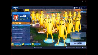 Full Banana Squad Vs Thanos!     **New** End Game Mode In Fortnite!