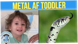 Unafraid Girl Takes Care of a Snake After it Bit Her