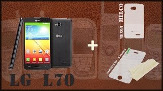 Мобильный телефон LG L70 dual D325 black. Первые впечатления. Распаковка.