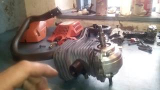 "Husqvarna 137" Установка привода маслонасоса.