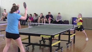 Варвара ТОЛСТИКОВА  - Таисия ЗЛОТНИКОВА Дубненская школа настольного тенниса