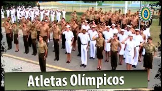 EN 178 - Ministro cumprimenta atletas olímpicos militares
