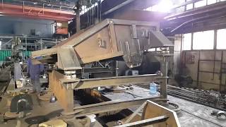 Грохот вибрационнный от ЗАВОДА КОВШЕЙ (1000 м3 за смену) / BUCKET FACTORY’s screening station (1000