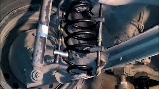 Toyota Funcargo (Тойота Фанкарго) | замена задних пружин