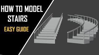 how to model stairs in blender 2.81 [REAL TIME]
