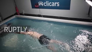 Spain: Pablo Fernandez breaks World Record after swimming 36 hours straight for charitable purpose