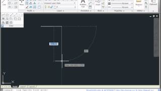 AutoCAD 2011  Урок 04  Линия  Динамический ввод
