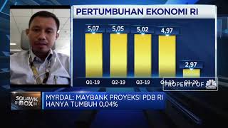 Ekonom Maybank: Ekonomi Melambat, PDB RI 2020 Tumbuh 0,04%