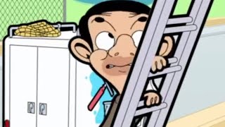 Ladder problems | Mr. Bean Official Cartoon