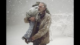 Negan Saves Judith and Dog The Walking Dead TWD S09E16