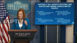 USA: "We are at war" with virus - Psaki amid new CDC mask guidelines for vaccinated people