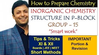 P - Block , Structures , Group 15 , Class 12th , Happy Examination