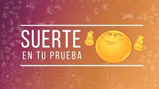 Mucha suerte y éxitos en su examen alaUcitos ???